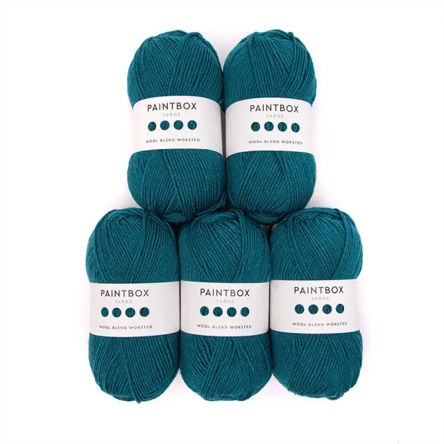 Paintbox Wool Blend Worsted Strickwolle 5x100g Wolle-Acryl