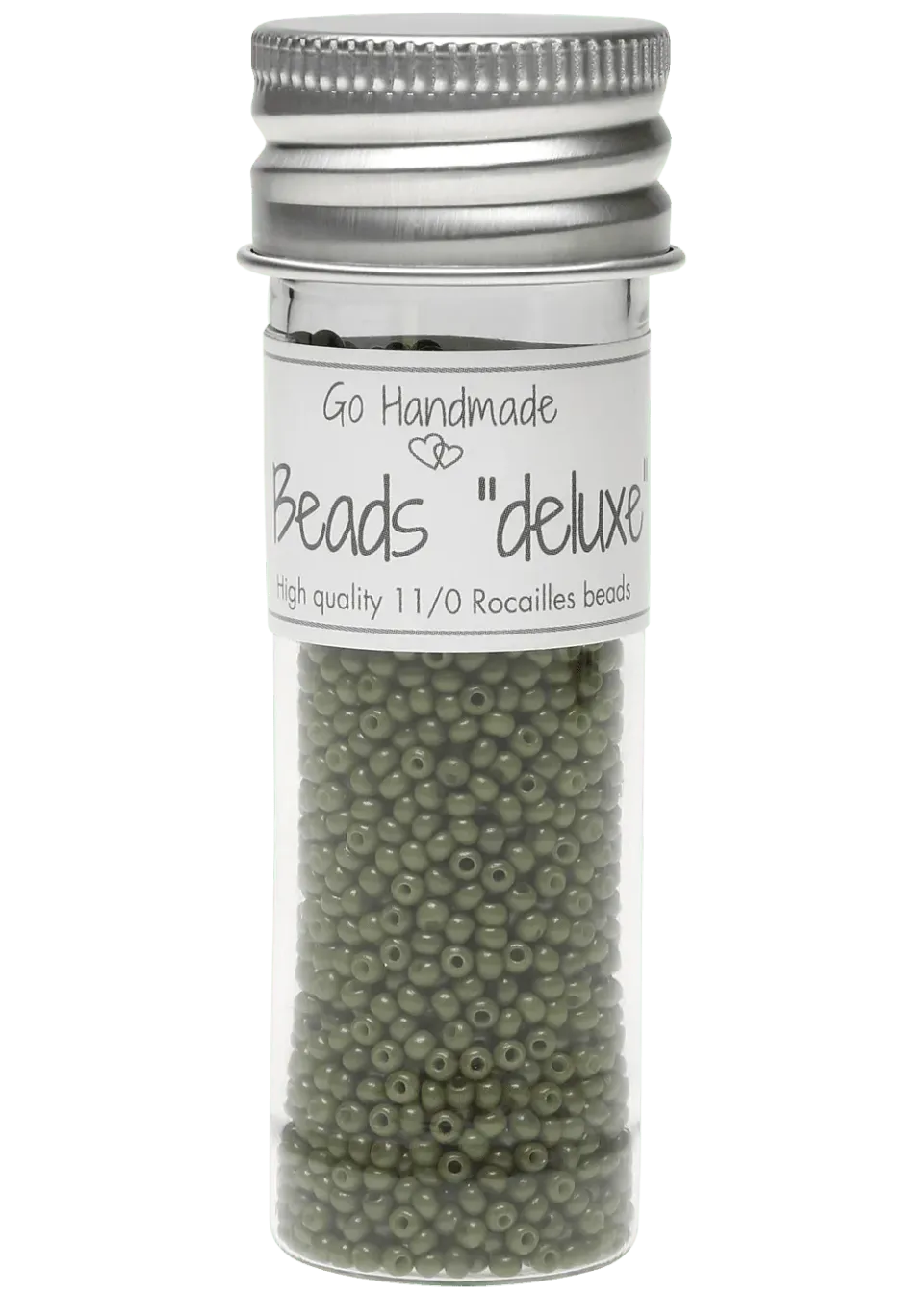 Go Handmade Glass Beads Glasperlen 30g 2,2mm grün