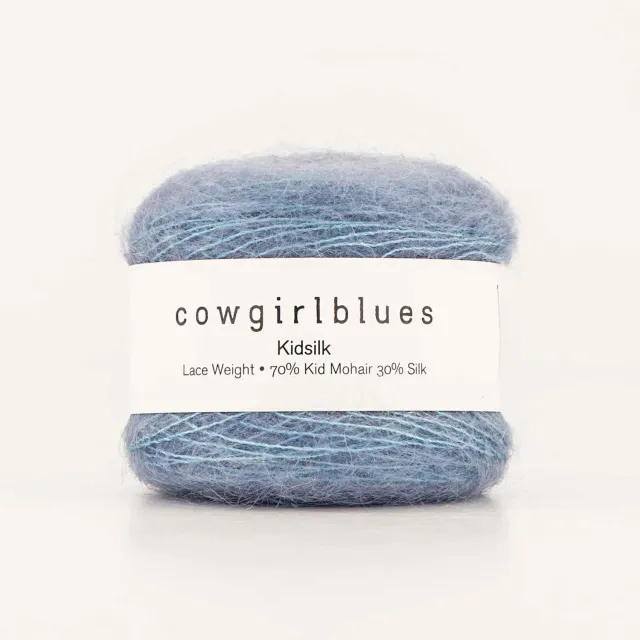 Cowgirlblues Kidsilk Wolle Seagrass Ball handgefärbt