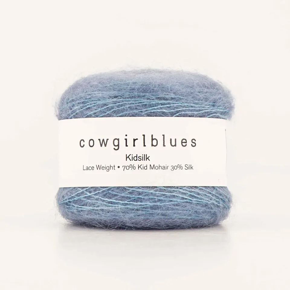 Cowgirlblues Kidsilk Wolle Seagrass Ball handgefärbt