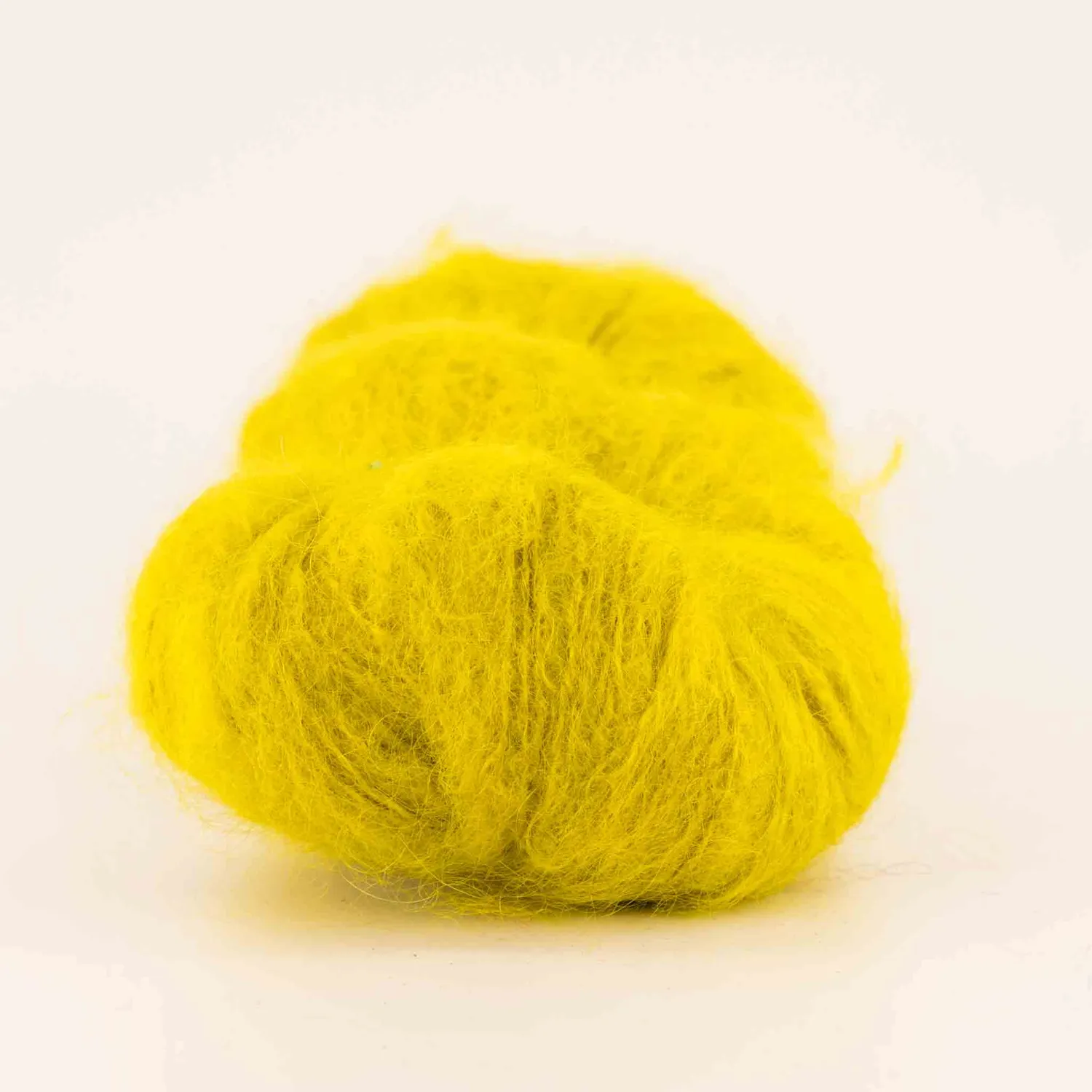 Cowgirlblues Fluffy Karoo Gold Mohairwolle senfgelb