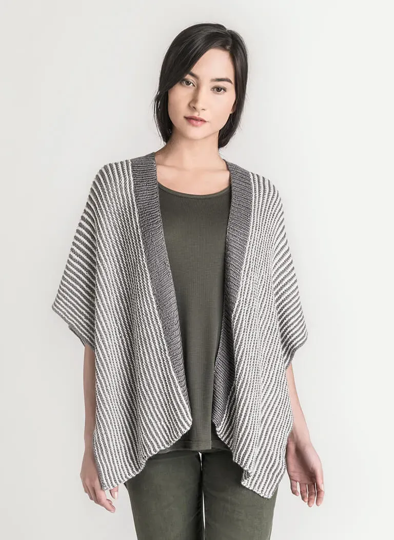 Blue Sky Fibers Classic Esko Wrap Strickanleitung Tuch Seide