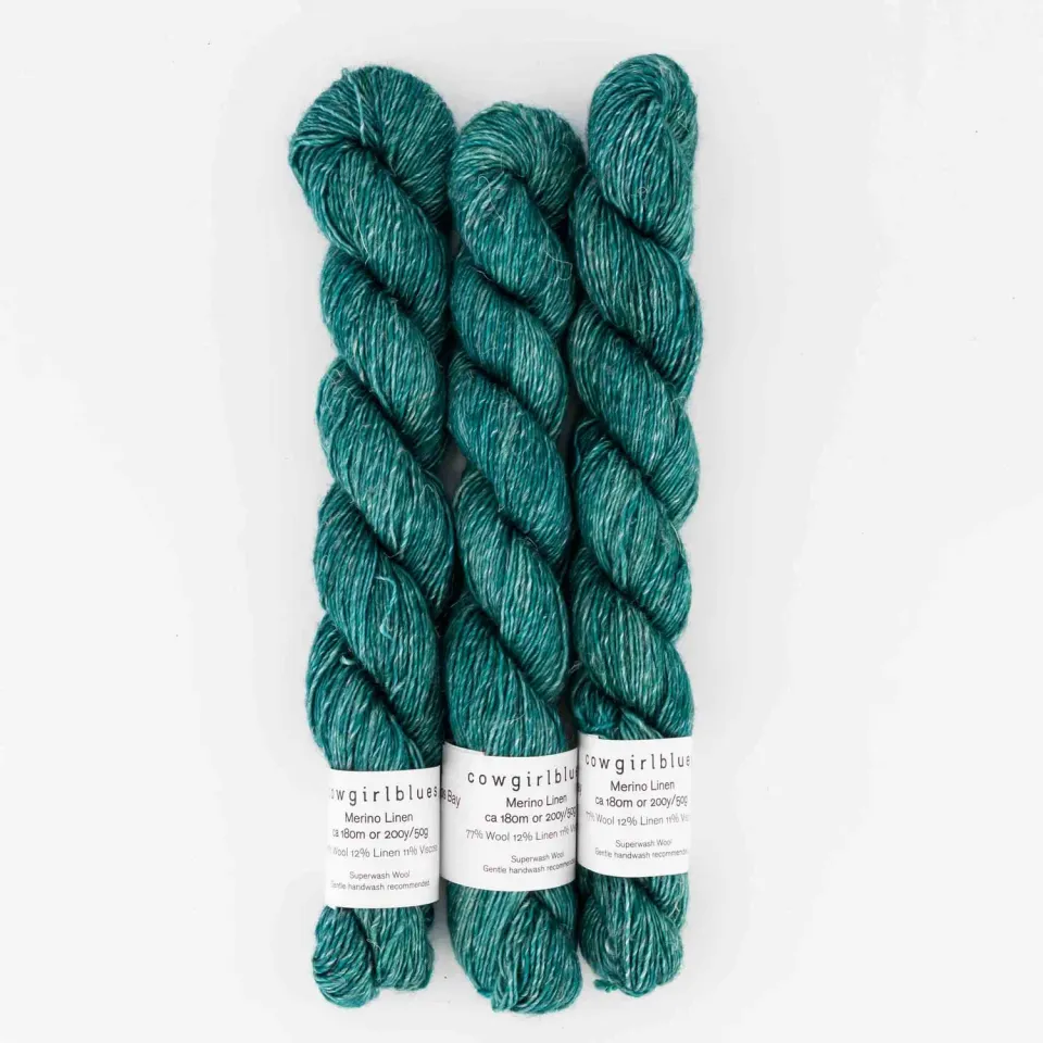 Cowgirlblues Merino Linen Strickgarn 50g camps bay meliert