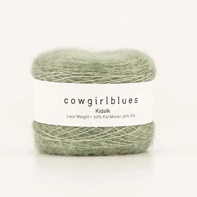 Cowgirlblues Kidsilk Sage Wolle Seide salbei handgefärbt