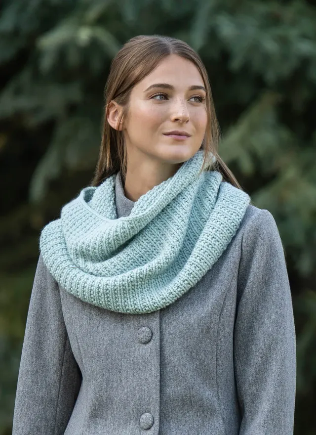 Blue Sky Fibers Mist Cowl Strickanleitung Extra Wolle