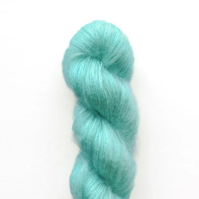 Madelinetosh Tosh Silk Cloud Button Jar Blue Garn 1 Strang
