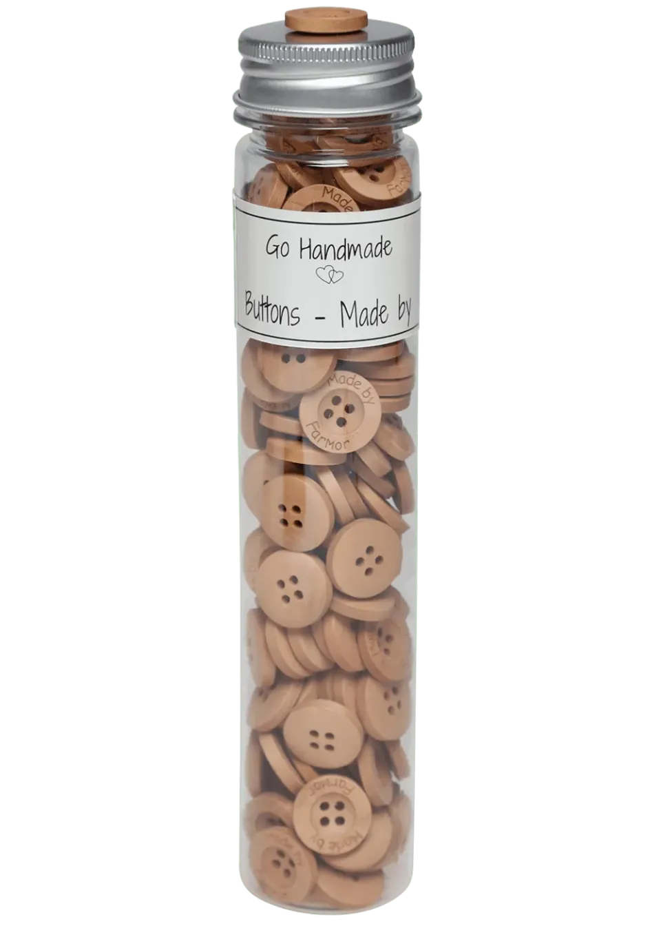Go Handmade Made by Farmor 18 mm Knöpfe 145 Stück