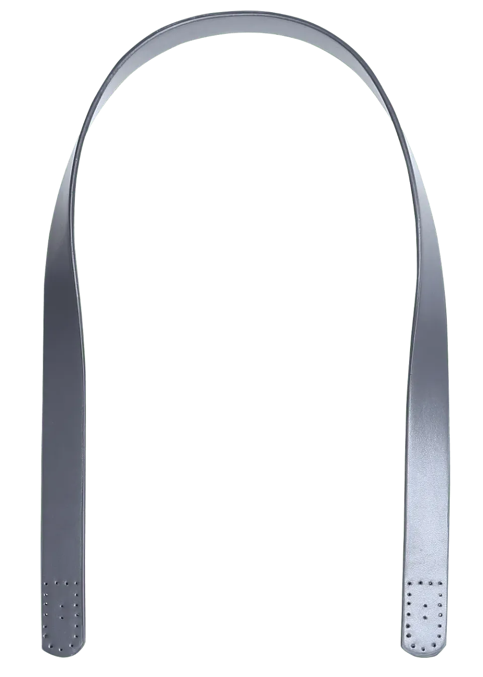 Go Handmade Taschengriffe 80cm x 18mm grau 2 Stück