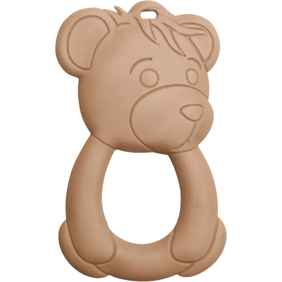 Go Handmade TPE Animal Link Beißring Bär waschbar
