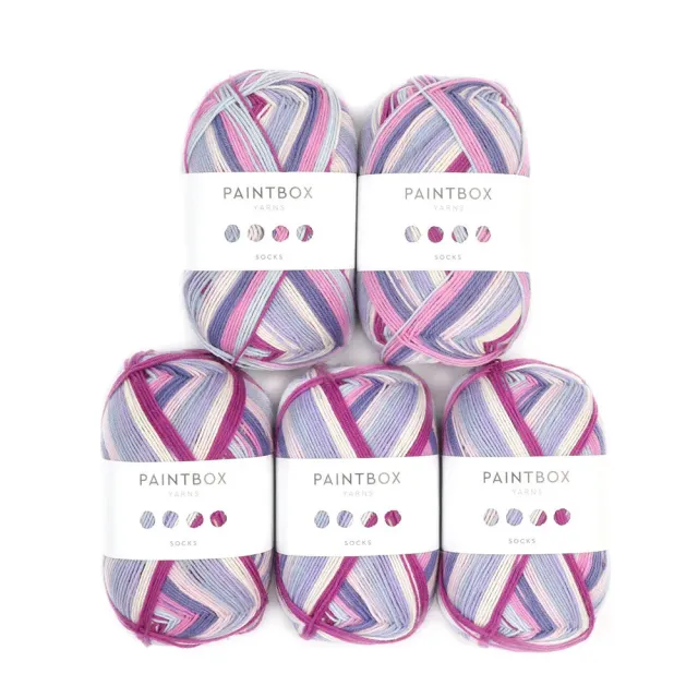 Paintbox Yarns Socks Sockengarn 5er Pack Zebra Classic Wolle