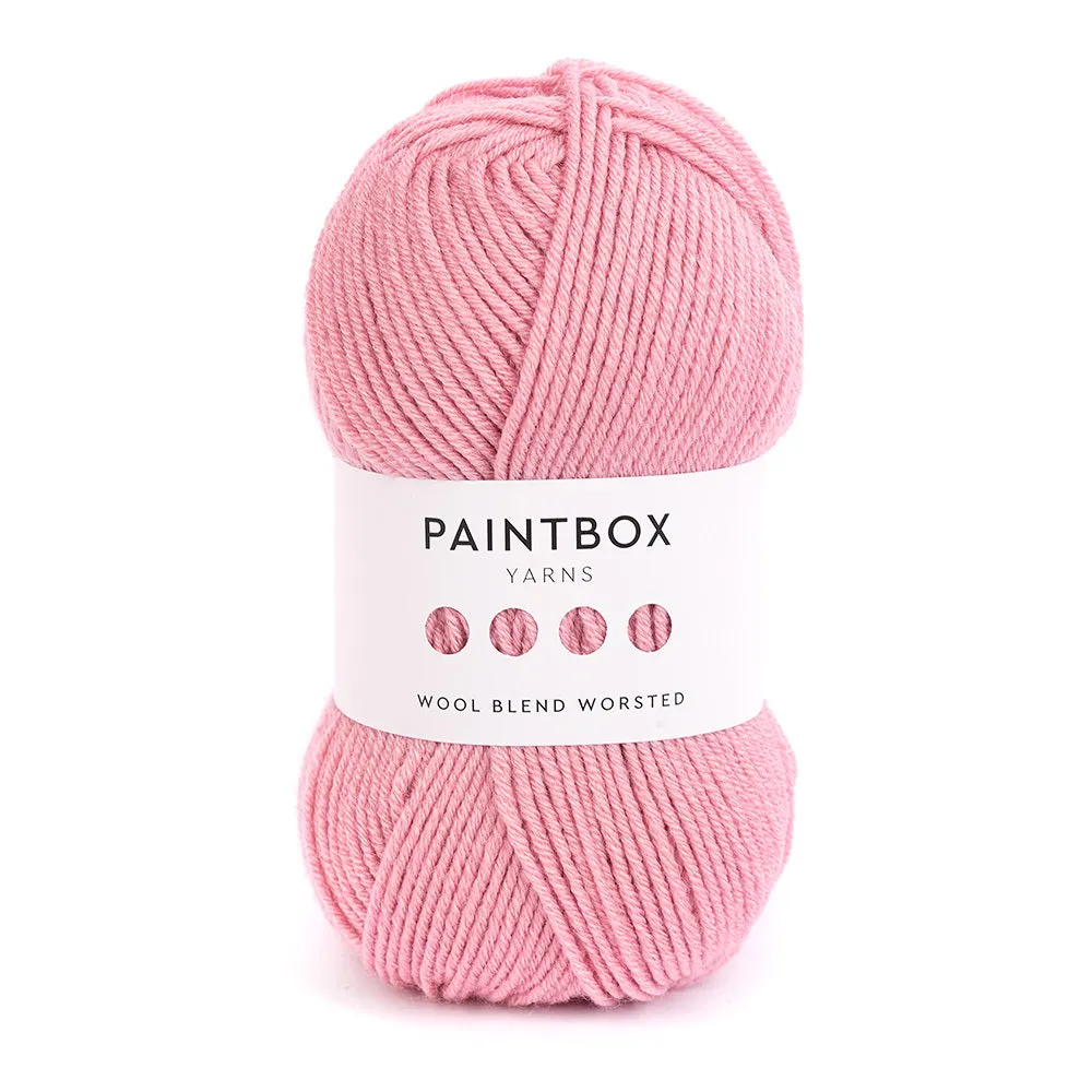 Paintbox Yarns Wool Blend Worsted Wolle 100g Paper White Mix