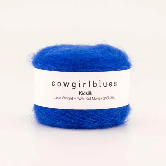 Cowgirlblues Kidsilk Cobalt Wolle 20g kräftigblau