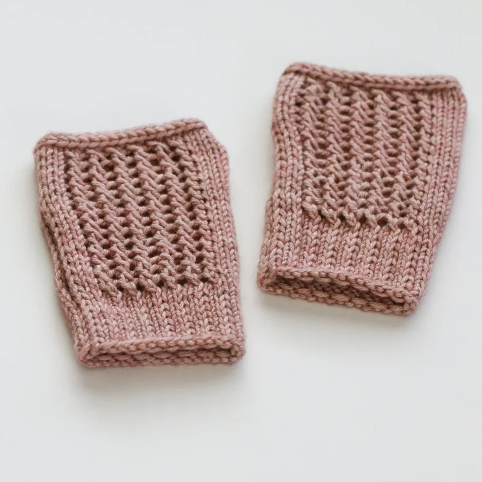 Madelinetosh Netting Handschuhe Mütze Strickanleitung PDF Set
