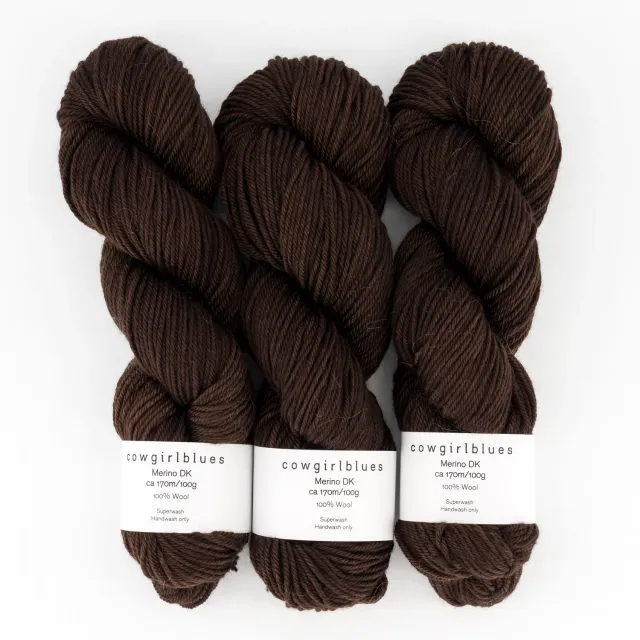 Cowgirlblues Merino DK Cacao Wolle handgefärbt