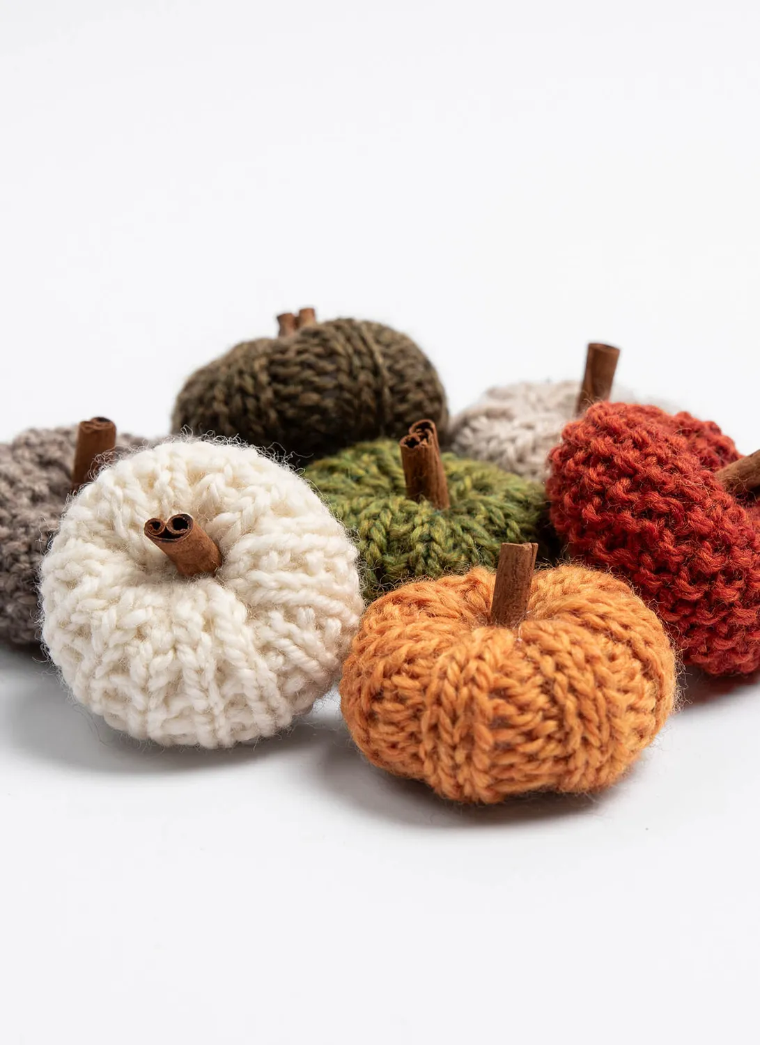 Blue Sky Fibers Fall Festival Mini Pumpkins Strickanleitung Herbst