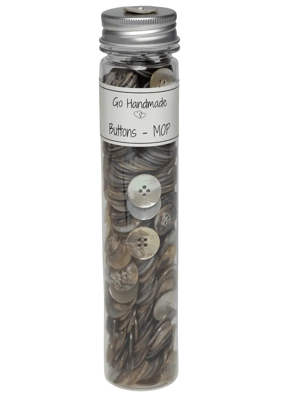 Go Handmade Mother of Pearl Knöpfe 18 mm Natural