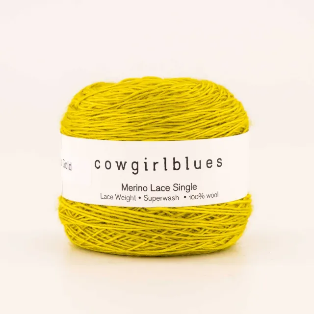 Cowgirlblues Merino Lace Karoo Gold Lacegarn handgefärbt