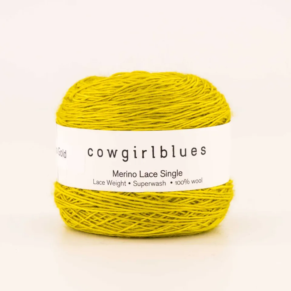 Cowgirlblues Merino Lace Karoo Gold Lacegarn handgefärbt