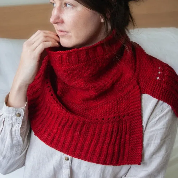 Madelinetosh Pecan Valley Cowl Strickanleitung PDF Dickie