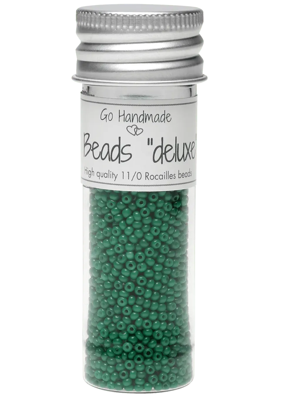 Go Handmade Glass Beads Glasperlen Smaragdgrün 30g