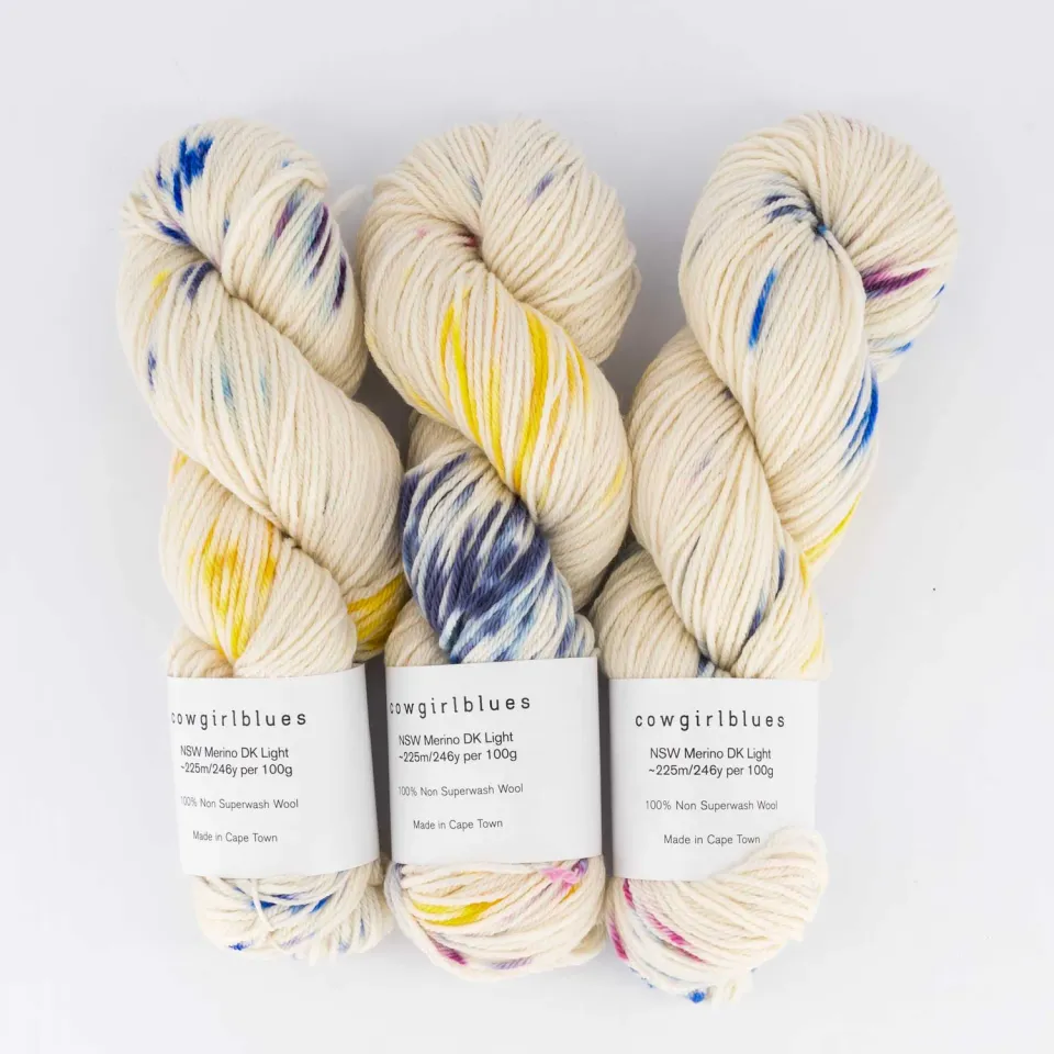 Cowgirlblues NSW Merino DK Carly Simon Wolle 100g blaugold