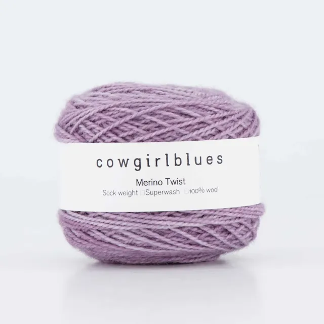 Cowgirlblues Merino Twist Orchid Blush Wolle 50g handgefärbt