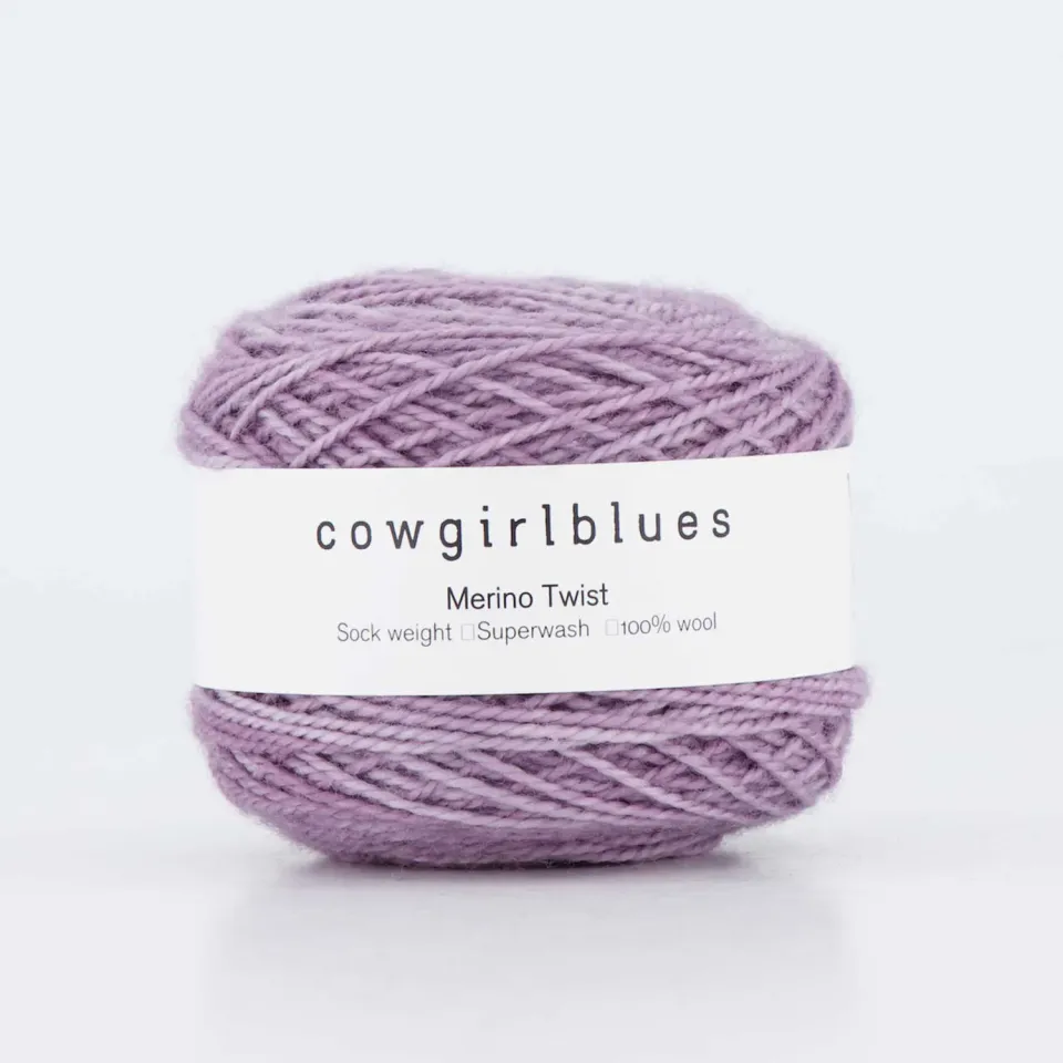 Cowgirlblues Merino Twist Orchid Blush Wolle 50g handgefärbt