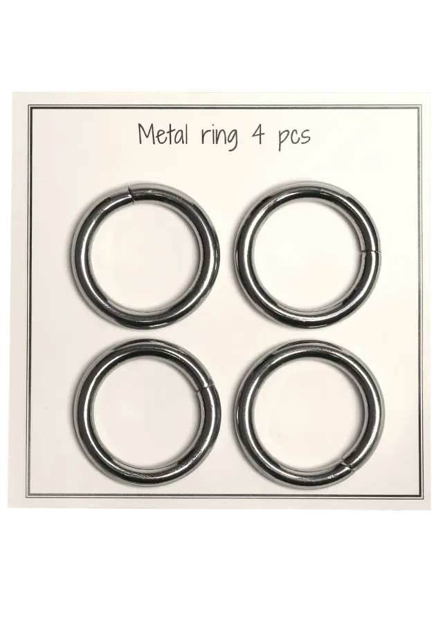 Go Handmade O-Ring D30 mm Taschenring 4er Set