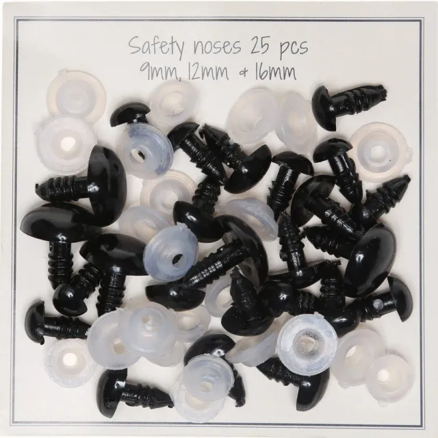 Go Handmade Noses Mix Sicherheitsnasen 25 Stück