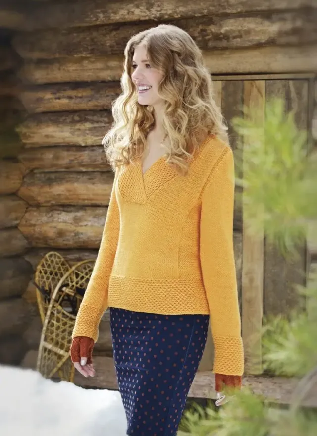 Blue Sky Fibers Classic Weekender Sweater Strickanleitung 9530