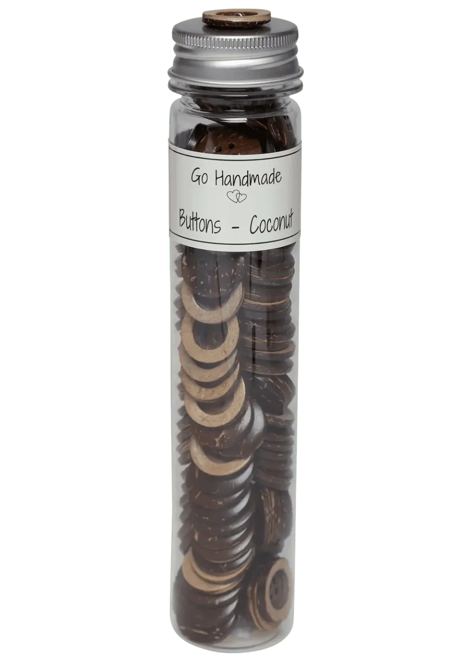 Go Handmade Classic Kokosknopf braun Dose 120 Stk
