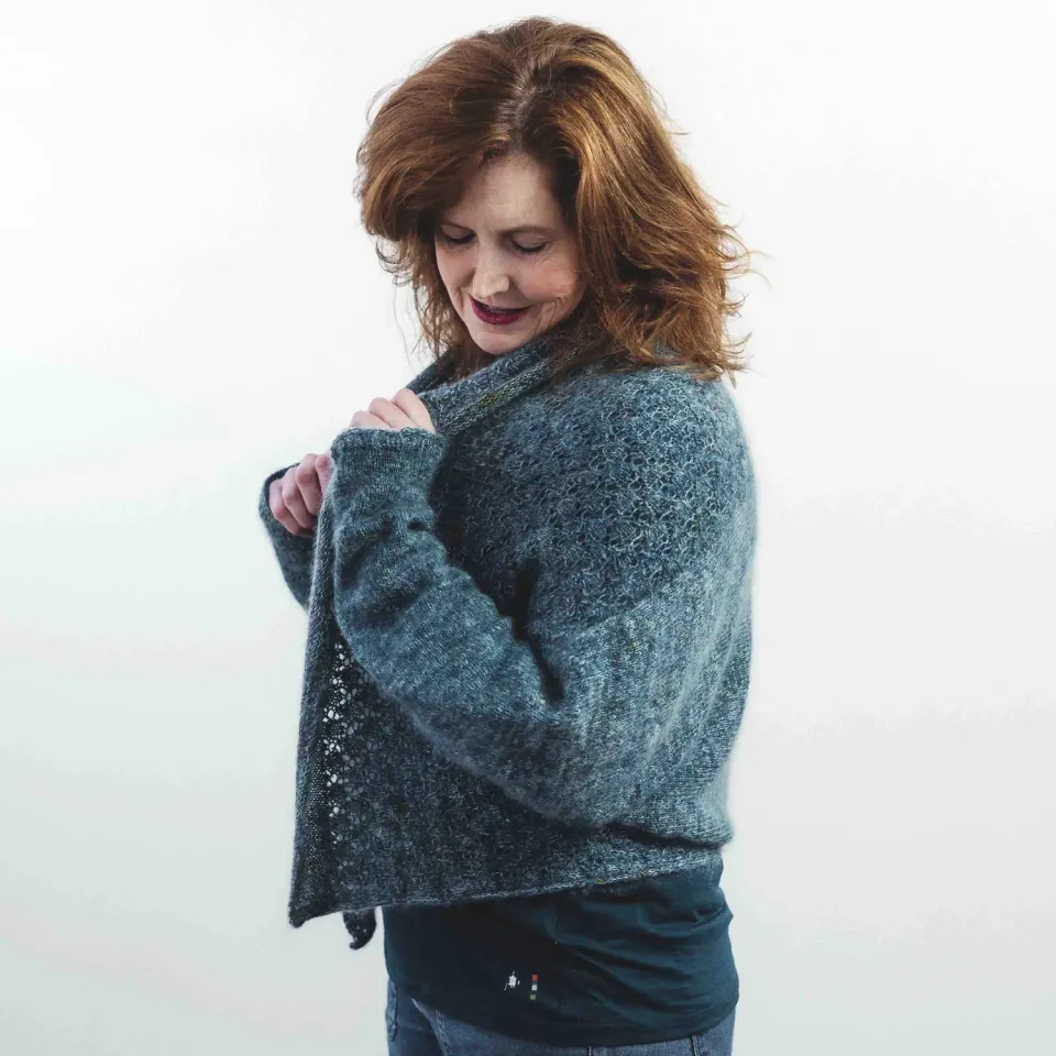 Cowgirlblues Reagan Cardigan Strickkit Lace-Garn ohne Anleitung