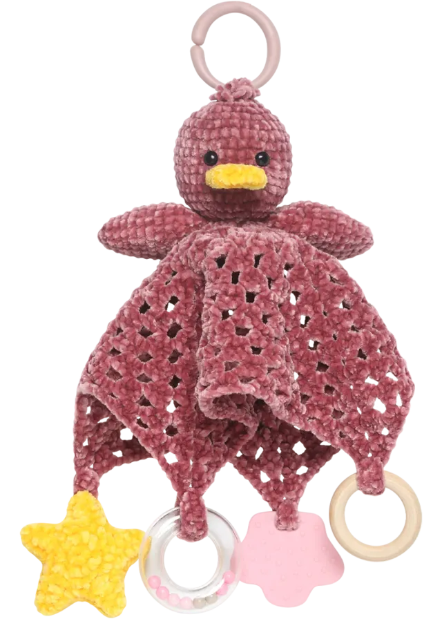 Go Handmade Sensory Duck Ente Bohème Velvet Double Samt