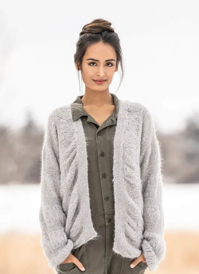 Blue Sky Fibers Classic Denmark Cardi Strickanleitung Cardigan