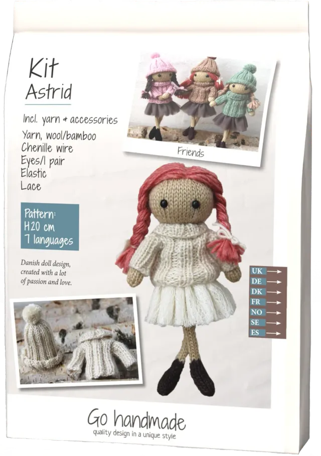 Go Handmade Astrid Strickset Vintage 58 g
