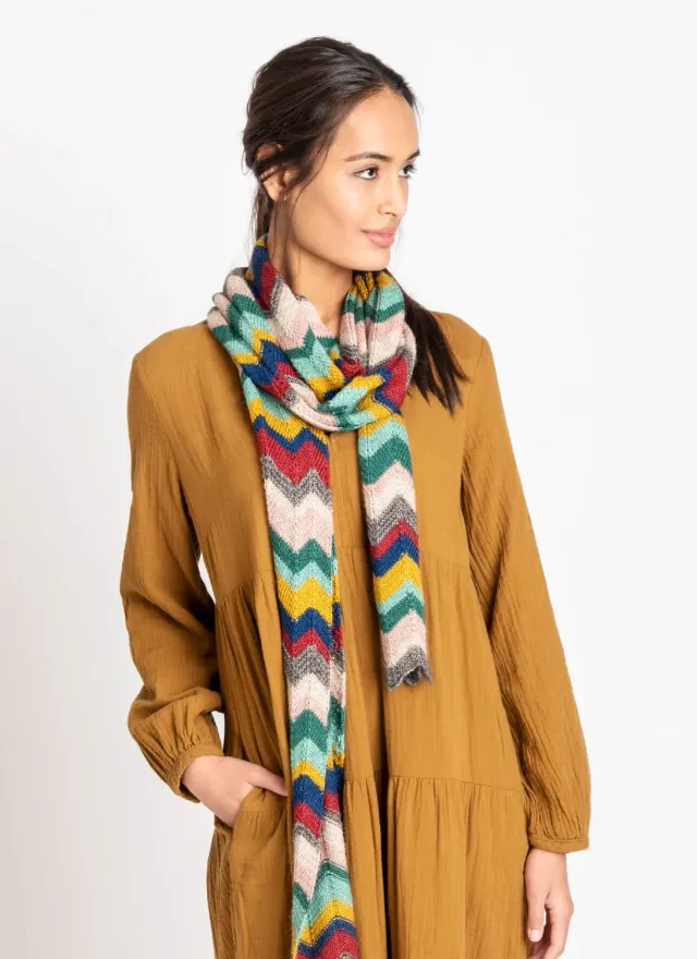 Blue Sky Fibers Classic Vinton Scarf 202115 Strickanleitung Schal
