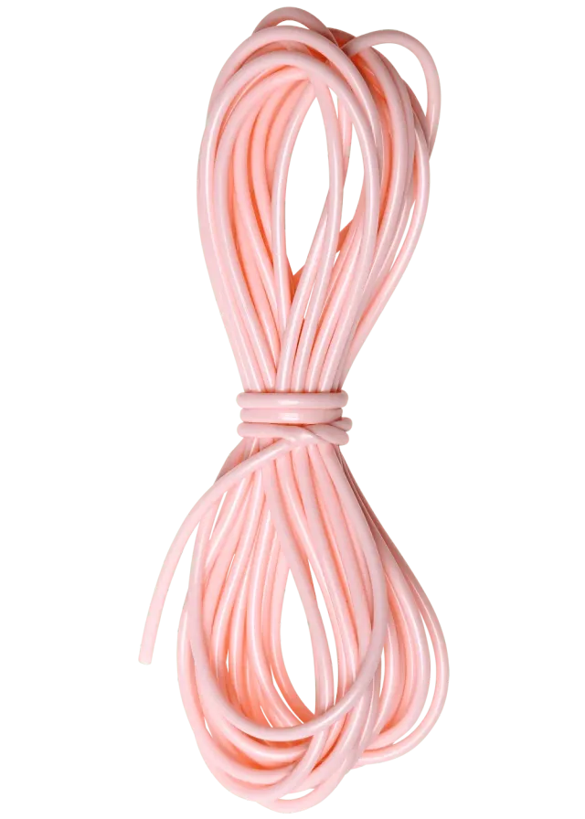 Go Handmade Stickdraht 5 m Baby Pink Rasseldraht