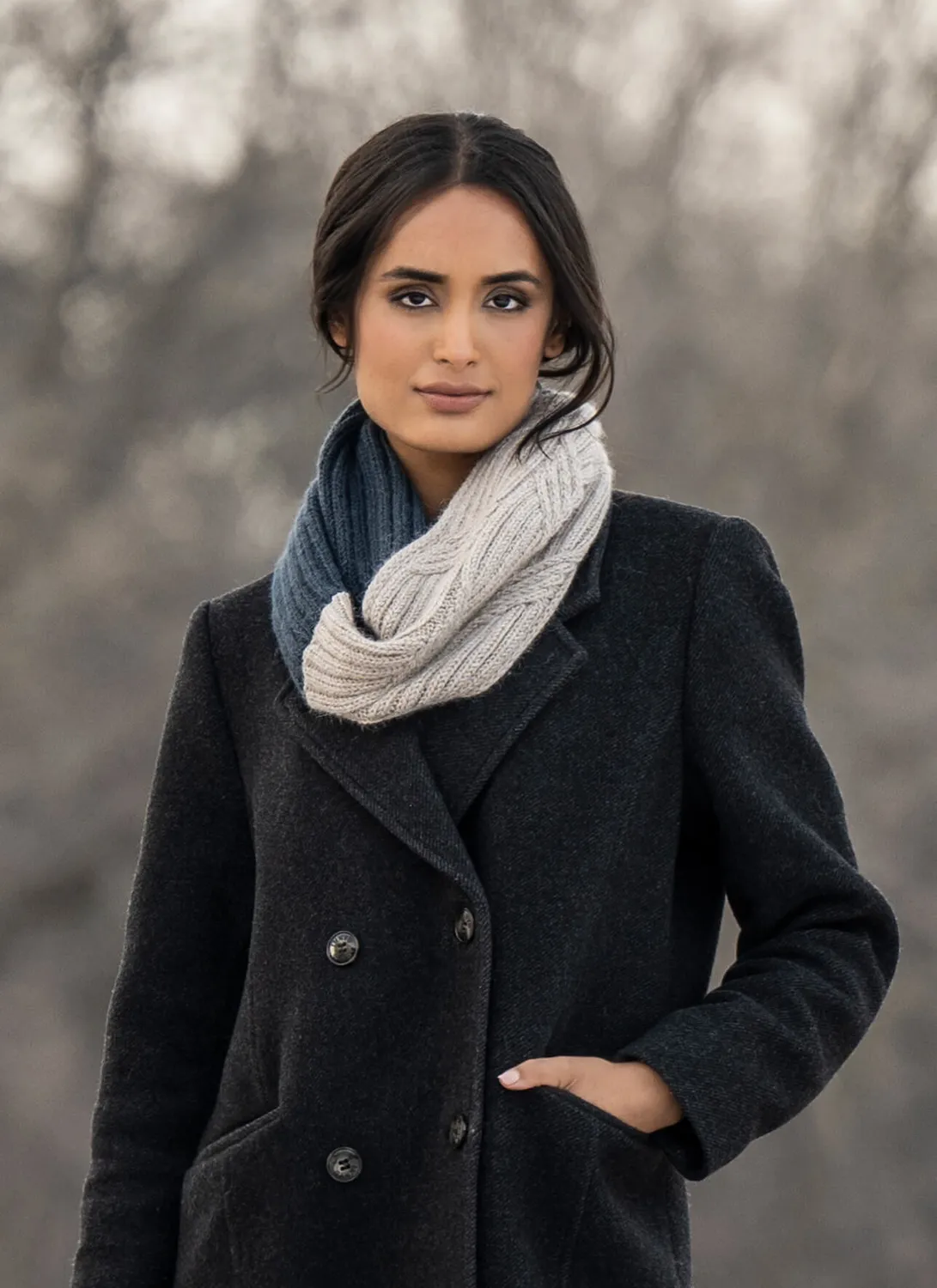Blue Sky Fibers Classic Galaxy Cowl Loop Strickanleitung 202425 warm