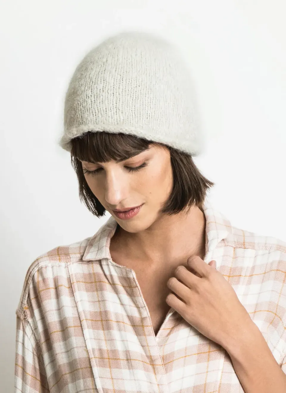 Blue Sky Fibers Brushed Suri Hat Strickanleitung PDF