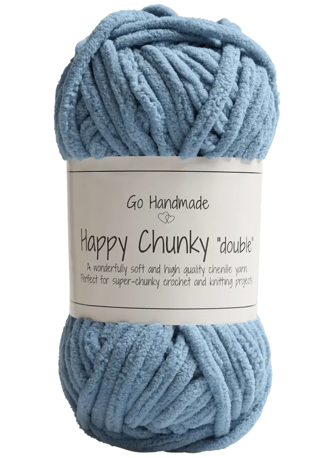 Go Handmade Happy Chunky Double Chenillegarn 50 g
