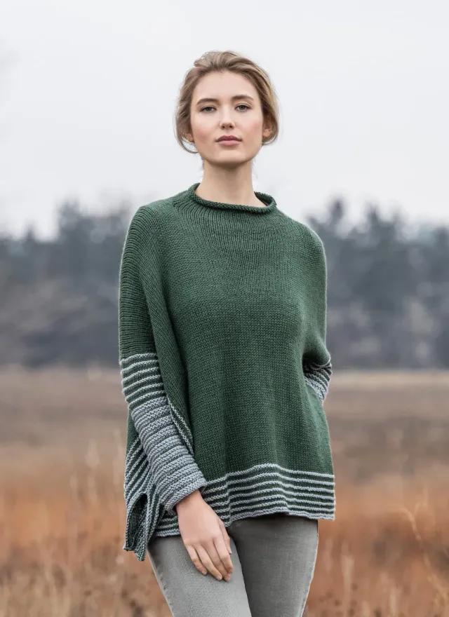 Blue Sky Fibers Santa Rosa Swoncho Strickanleitung Skyland