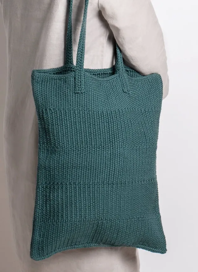 Blue Sky Fibers Classic Series Blooming Prairie Bag Strickanleitung Bio-Baumwolle