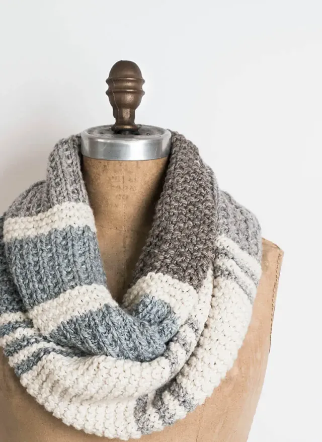 Blue Sky Fibers Blue Earth Cowl Strickanleitung Alpaka-Seide