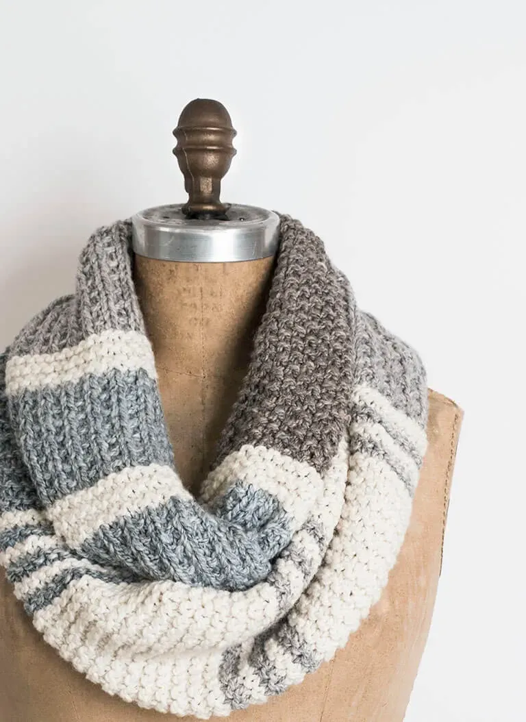 Blue Sky Fibers Blue Earth Cowl Strickanleitung Alpaka-Seide