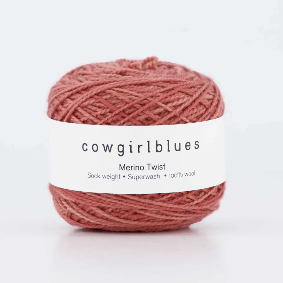 Cowgirlblues Merino Twist Terracotta Wolle 50g Rost