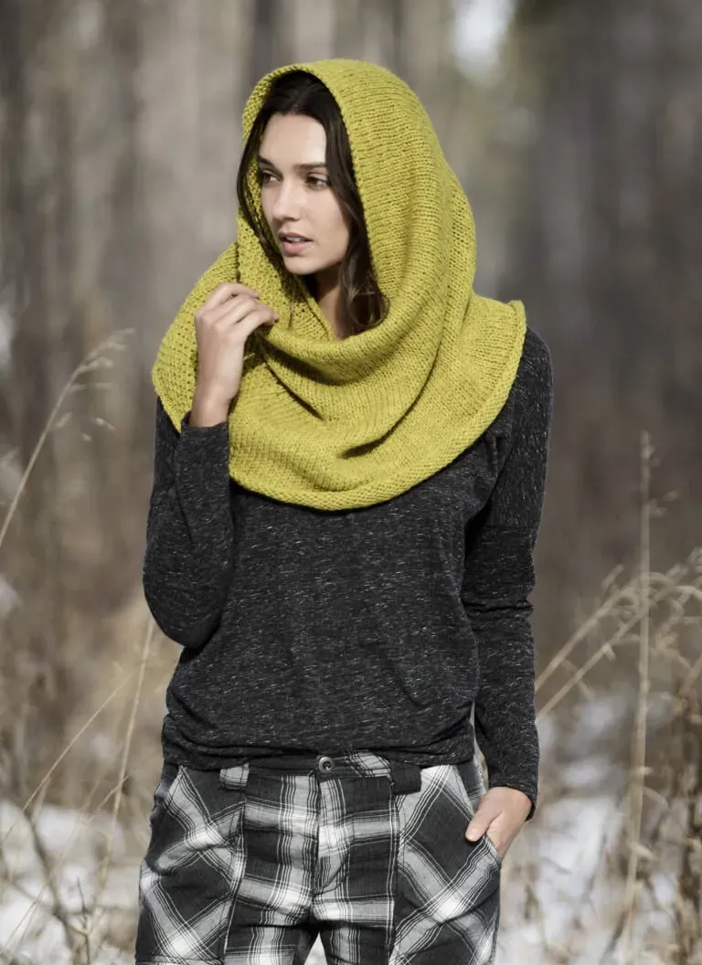 Blue Sky Fibers Classic Trimont Snood Strickanleitung 3in1