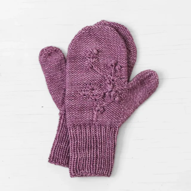 Madelinetosh Sage Bloom Mitts Strickanleitung PDF DK