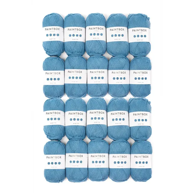 Paintbox Yarns Baby DK Babywolle 20er Pack Baby Blue Acryl
