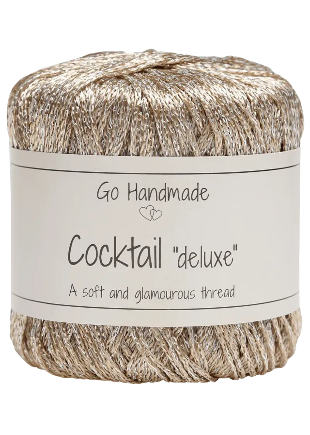 Go Handmade Cocktail deluxe Garn 25 g Polyester Effektgarn
