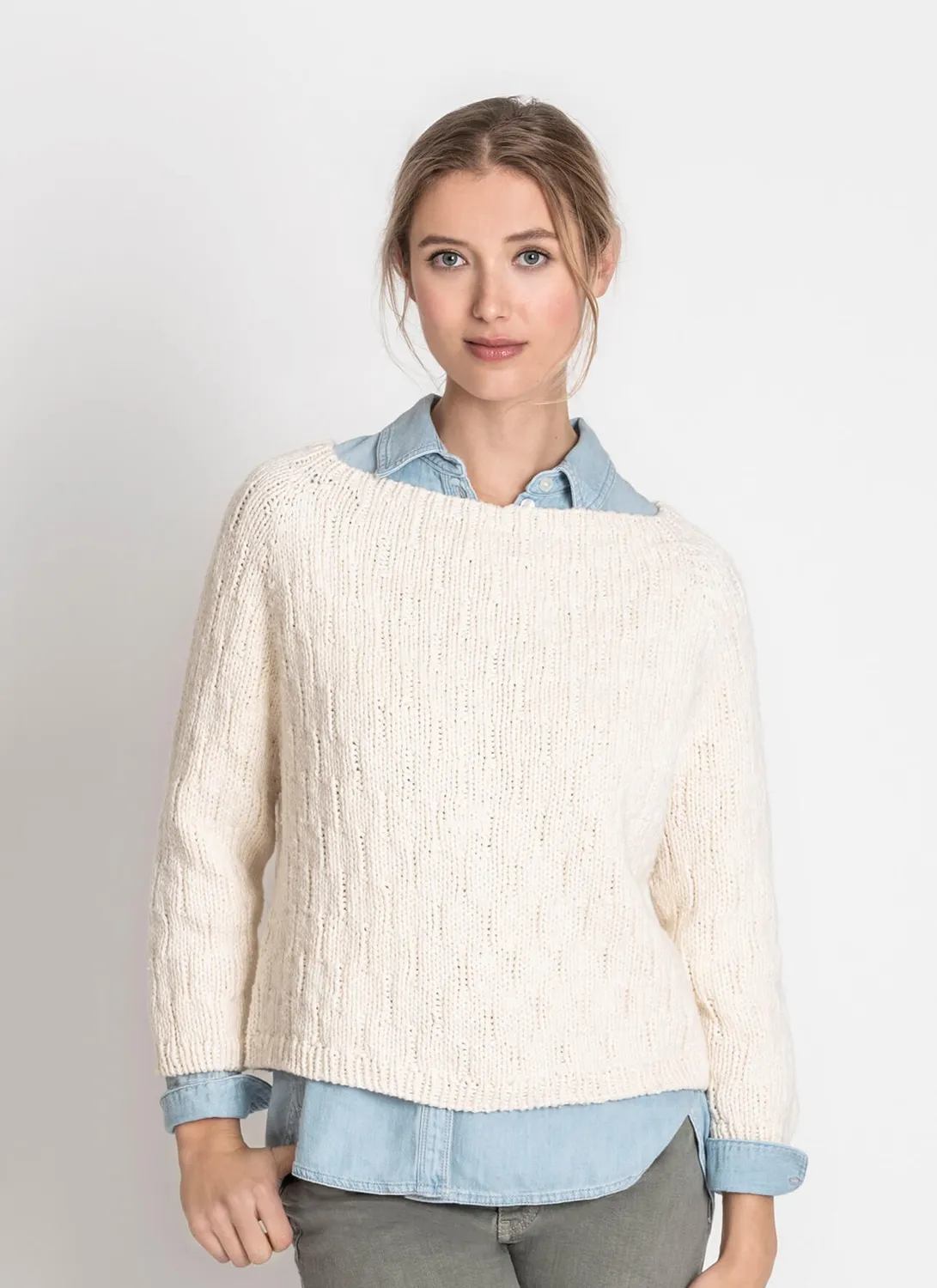 Blue Sky Fibers Classic Series Shady Hollow Sweater Strickanleitung